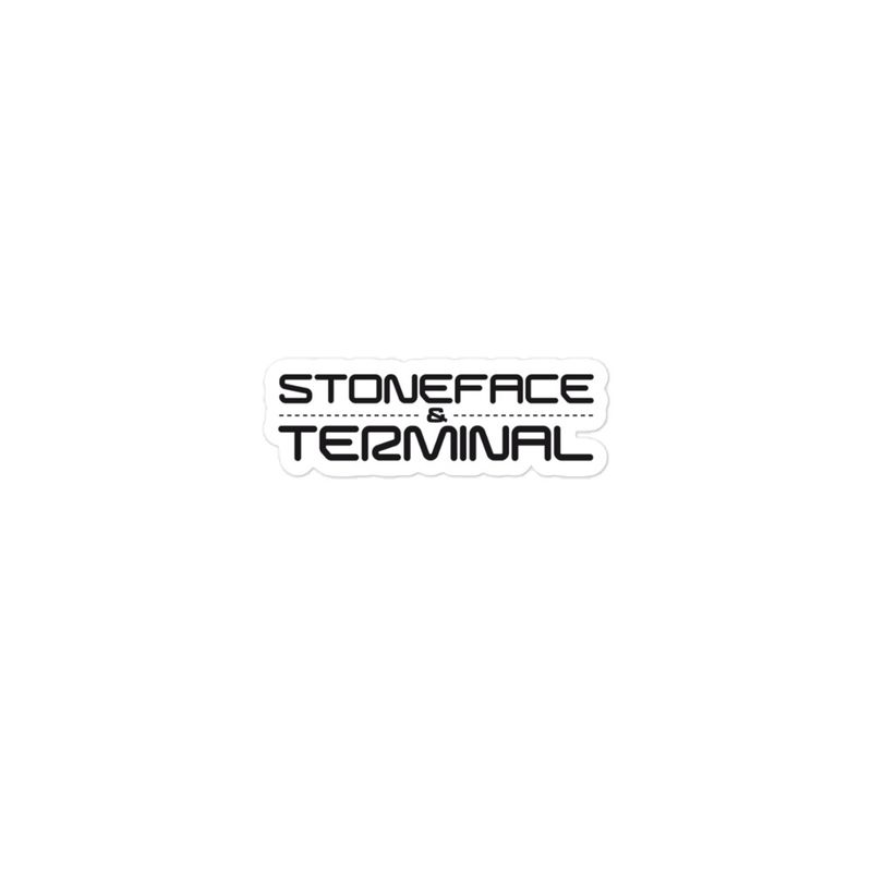 Stoneface &amp; Terminal Kiss-Cut Sticker