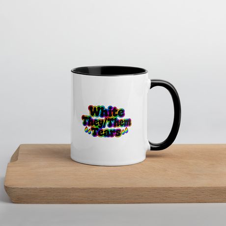 White They/Them Tears Mug