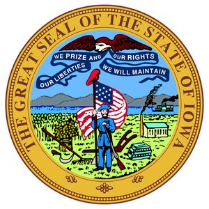Seal of the State of Iowa Iconic Design Files high res Professional design asset SVG PNG PDF