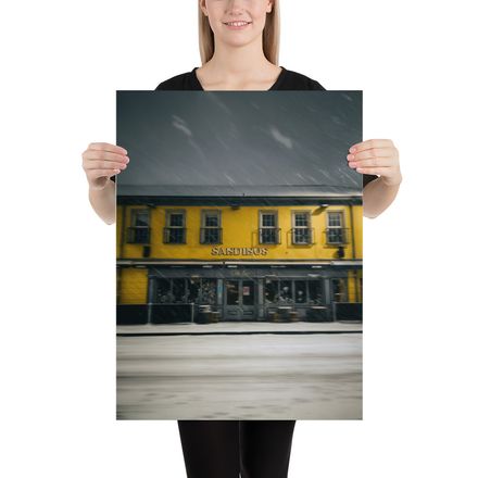 Exclusive AI Art: Sandinos Cafe Bar in Derry