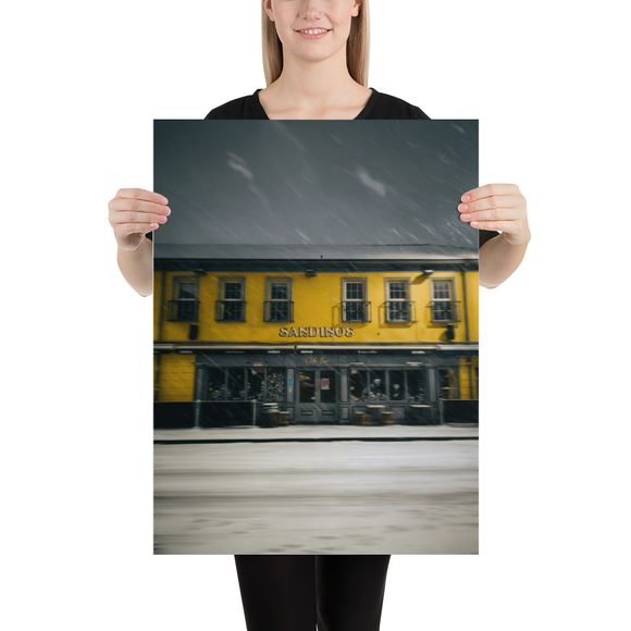 Exclusive AI Art: Sandinos Cafe Bar in Derry