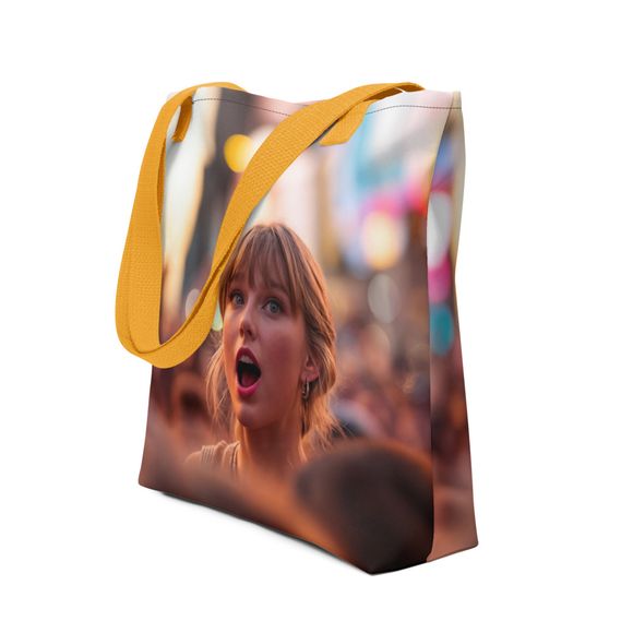 "Surprise in the City" Taylor Swift All-Over Print Tote Bag – Exclusive Derry67 AI Art