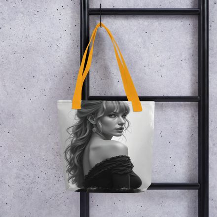 Taylor Swift AI-Art Tote Bag – Derry67 Edition