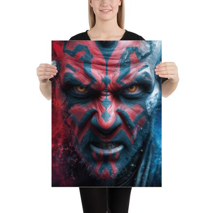 "The Sith Lord" – A Pop Surrealism Darth Maul Portrait