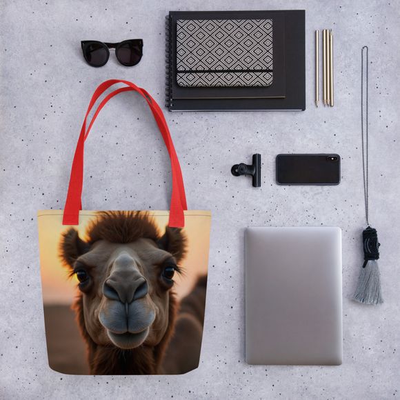 The Golden Hour Camel Tote