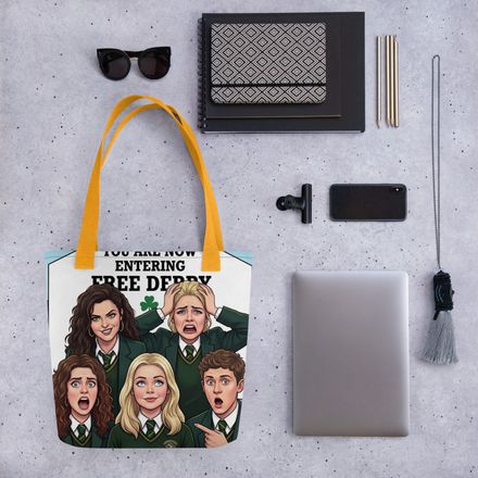 The "Derry Girls at Free Derry Corner"