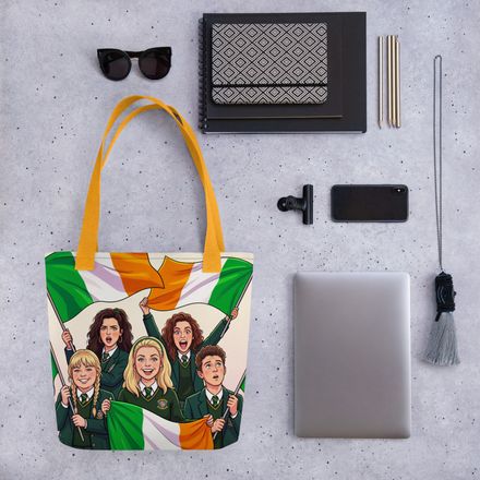 "The Wee Five" Fan Art Tote: Derry-Inspired All-Over Print Bag
