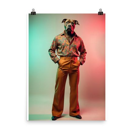 Retro Chic Pit Bull