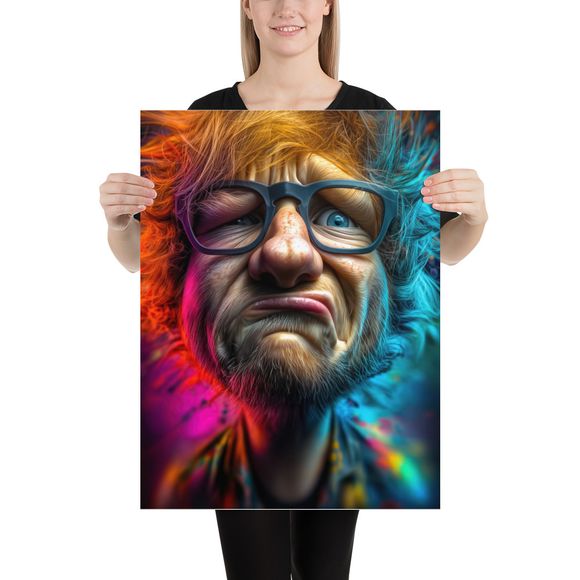 "The Neon Ginger" – A Pop Surrealism Ed Sheeran