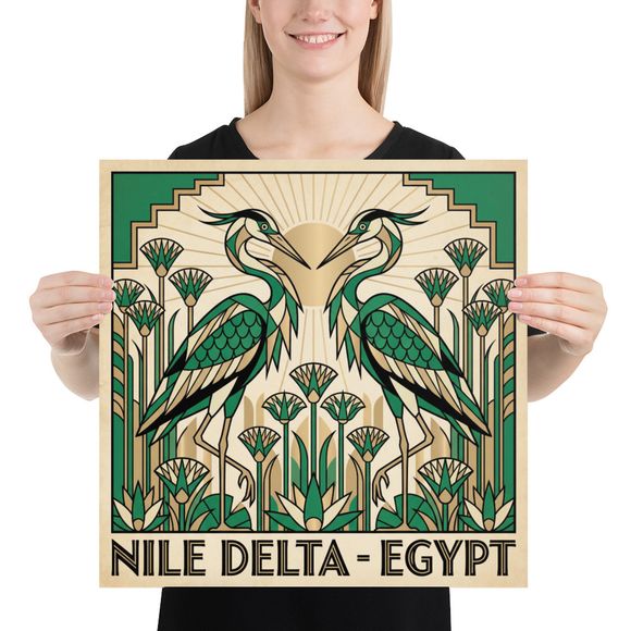 Nile Delta: Twin Herons