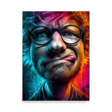 "The Playful Ginger" – A Surreal Ed Sheeran Portrait