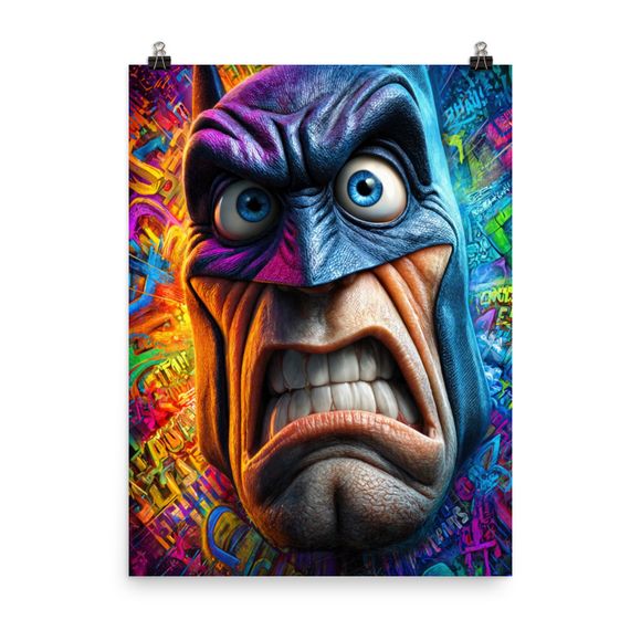 The Dark Knight Unmasked – Batman in Prismatic Chaos