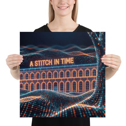 The Binary Loom: Derry’s "Stitch in Time" Rendered in Pure Data