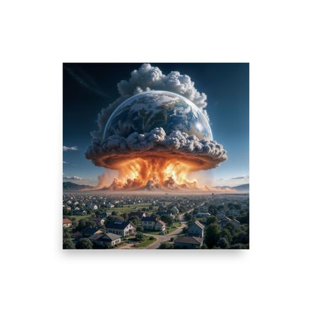 Terra's Final Bloom: A Surreal Cataclysm