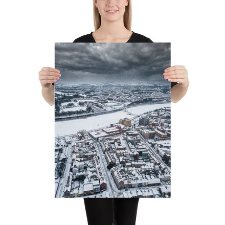 The Frozen City from Above