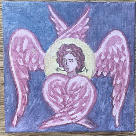 "The Six-Winged Seraph" Painting