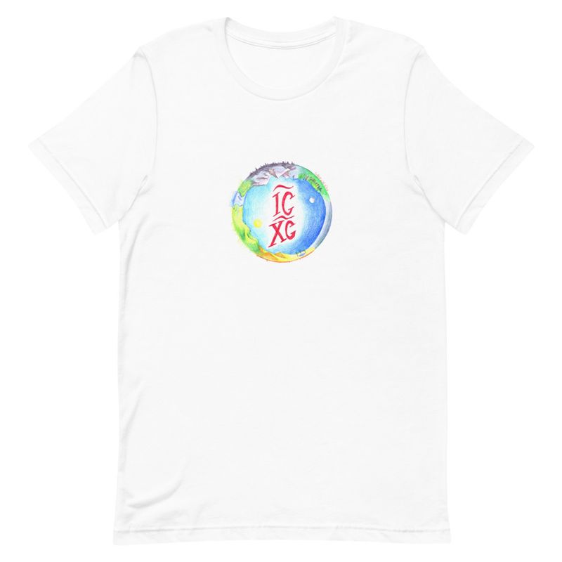 IC XC Unisex White T-Shirt