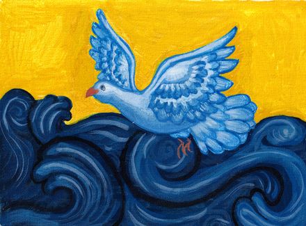 &quot;Dove of the Flood&quot; Painting