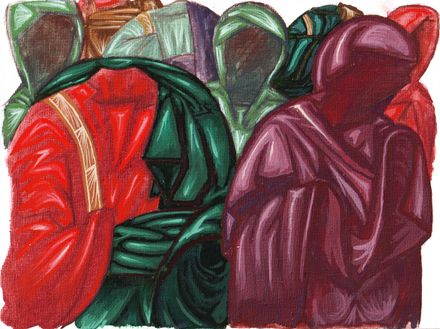 &quot;Bless the Lord, Spirits and Souls of the Righteous&quot; Painting