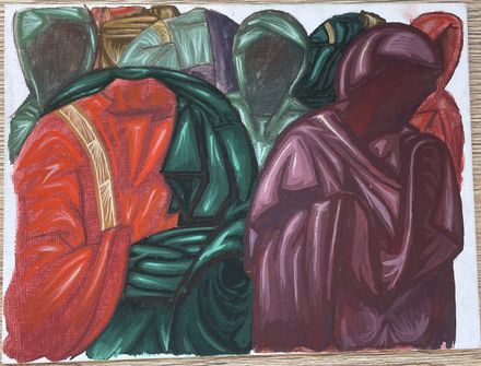 "Spirits and Souls of the Just, Bless the Lord" Painting
