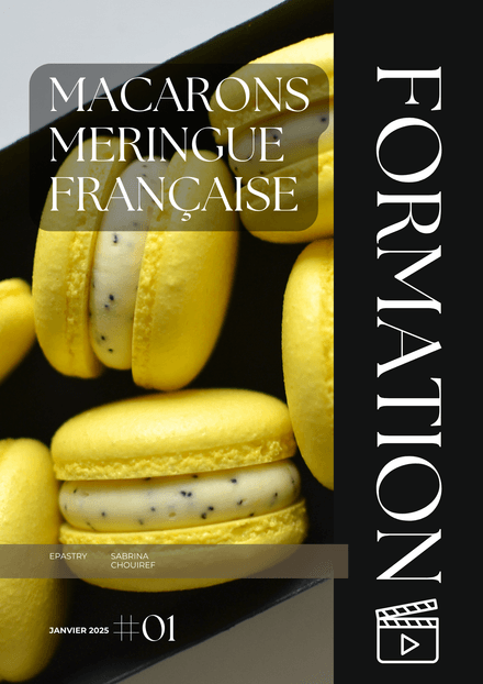 FORMATION en vidéo macarons meringue française