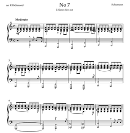 Schumann Dichterliebe (16 songs arranged for solo piano)