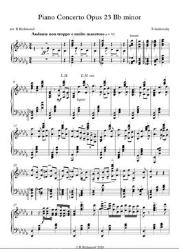 Tchaikovsky Piano Concerto in Bb Minor abridged