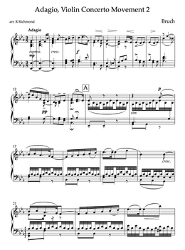 Bruch Violin Concerto No 1 Mvt 2